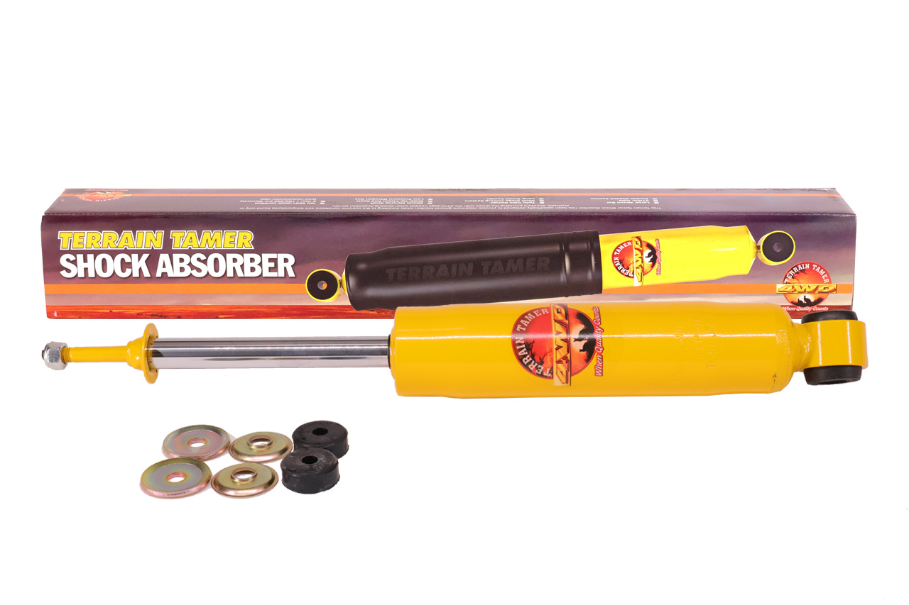 SHOCK ABSORBER REAR LEFT HAND RAISED EXPANDED BODY