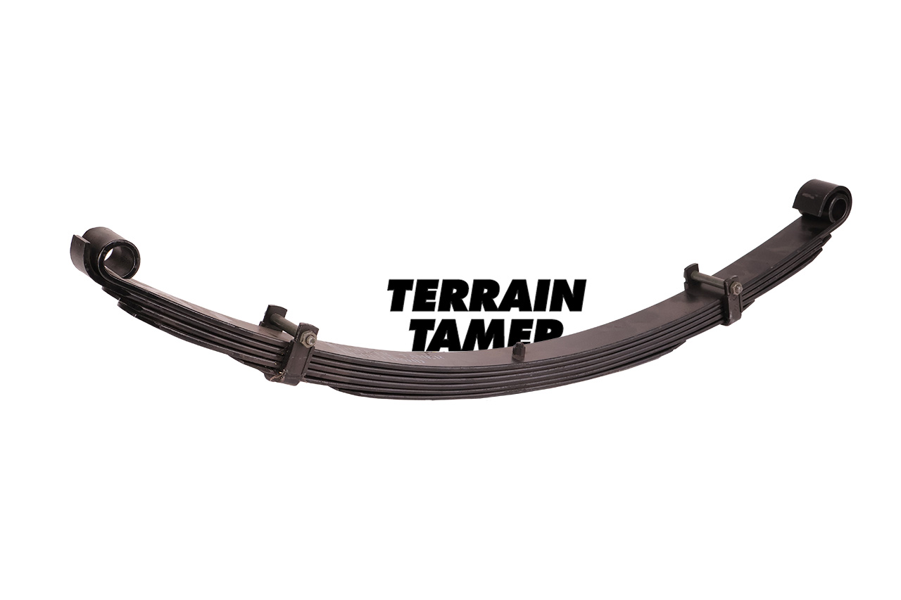 LEAF SPRING FRONT RAISED 50MM 35 TO 50KG H/DUTY DRIVERS SIDE LEAF SPRING FRONT RAISED 50MM 35 TO 50KG H/DUTY DRIVERS SIDE
