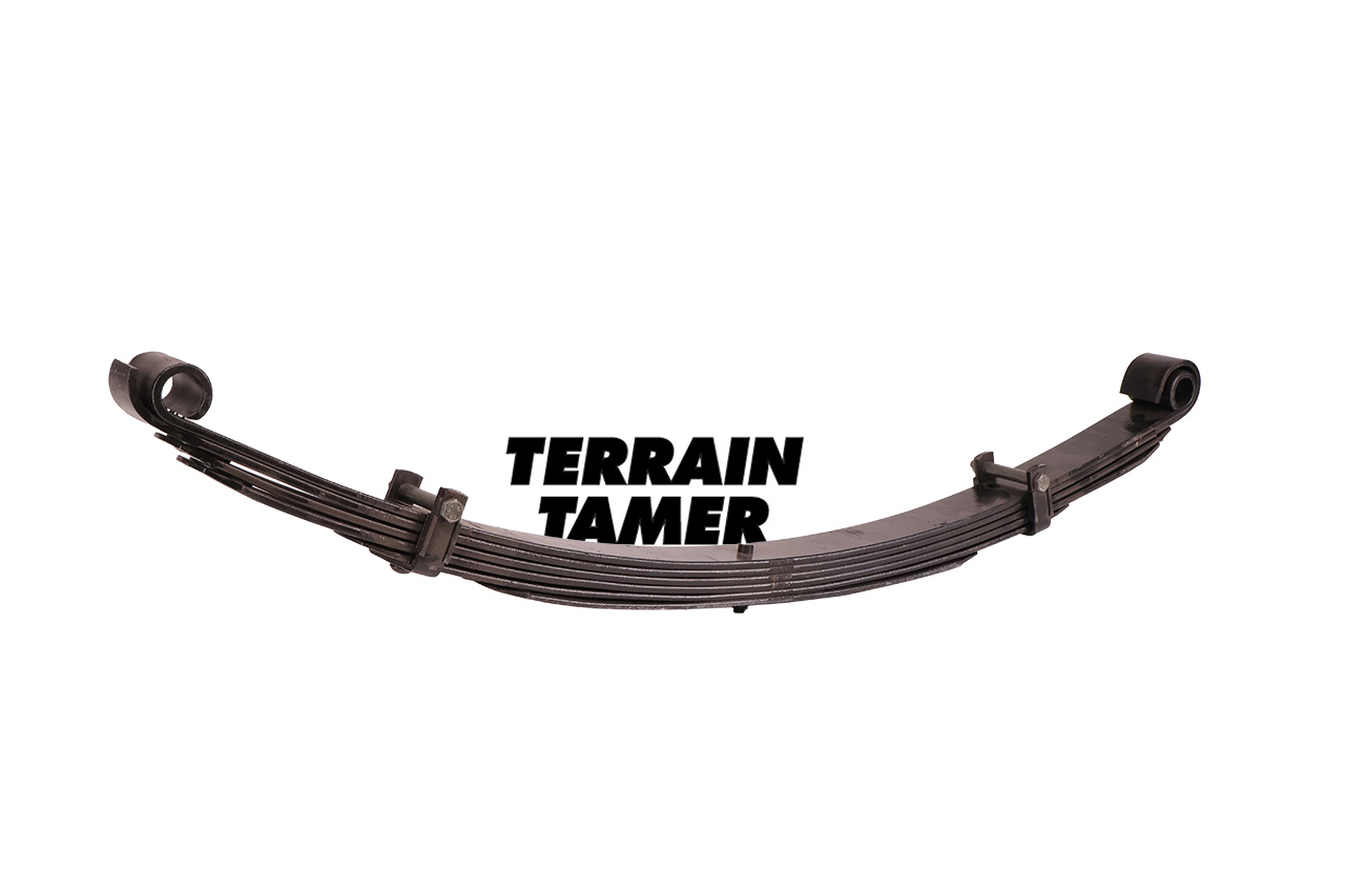 LEAF SPRING FRONT RAISED 50MM 35 TO 50KG H/D PASSENGER SIDE LEAF SPRING FRONT RAISED 50MM 35 TO 50KG H/D PASSENGER SIDE