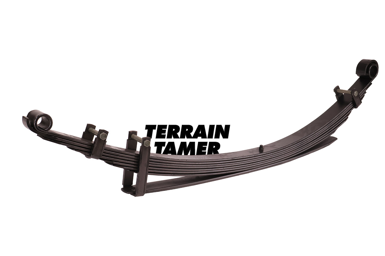 LEAF SPRING REAR RAISED 40MM TO 250KG HEAVY DUTY LEAF SPRING REAR RAISED 40MM TO 250KG HEAVY DUTY