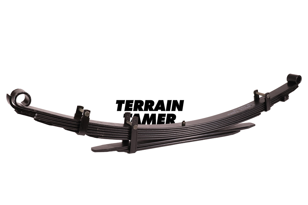 LEAF SPRG REAR RAISED 40MM 500KG + E/H/D REQ.HLADPT FOR SR5 LEAF SPRG REAR RAISED 40MM 500KG + E/H/D REQ.HLADPT FOR SR5