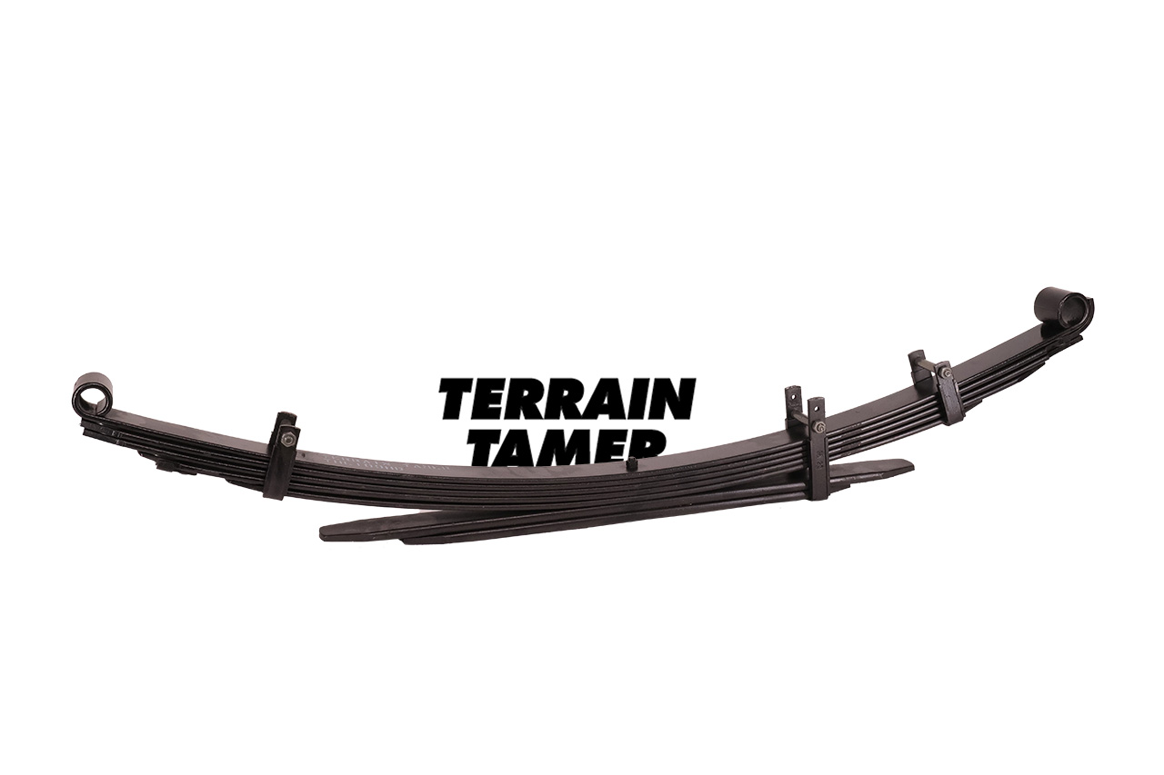 LEAF SPRG REAR RAISED 40MM 300-500KG H/D REQ.HLADPT FOR SR5 LEAF SPRG REAR RAISED 40MM 300-500KG H/D REQ.HLADPT FOR SR5