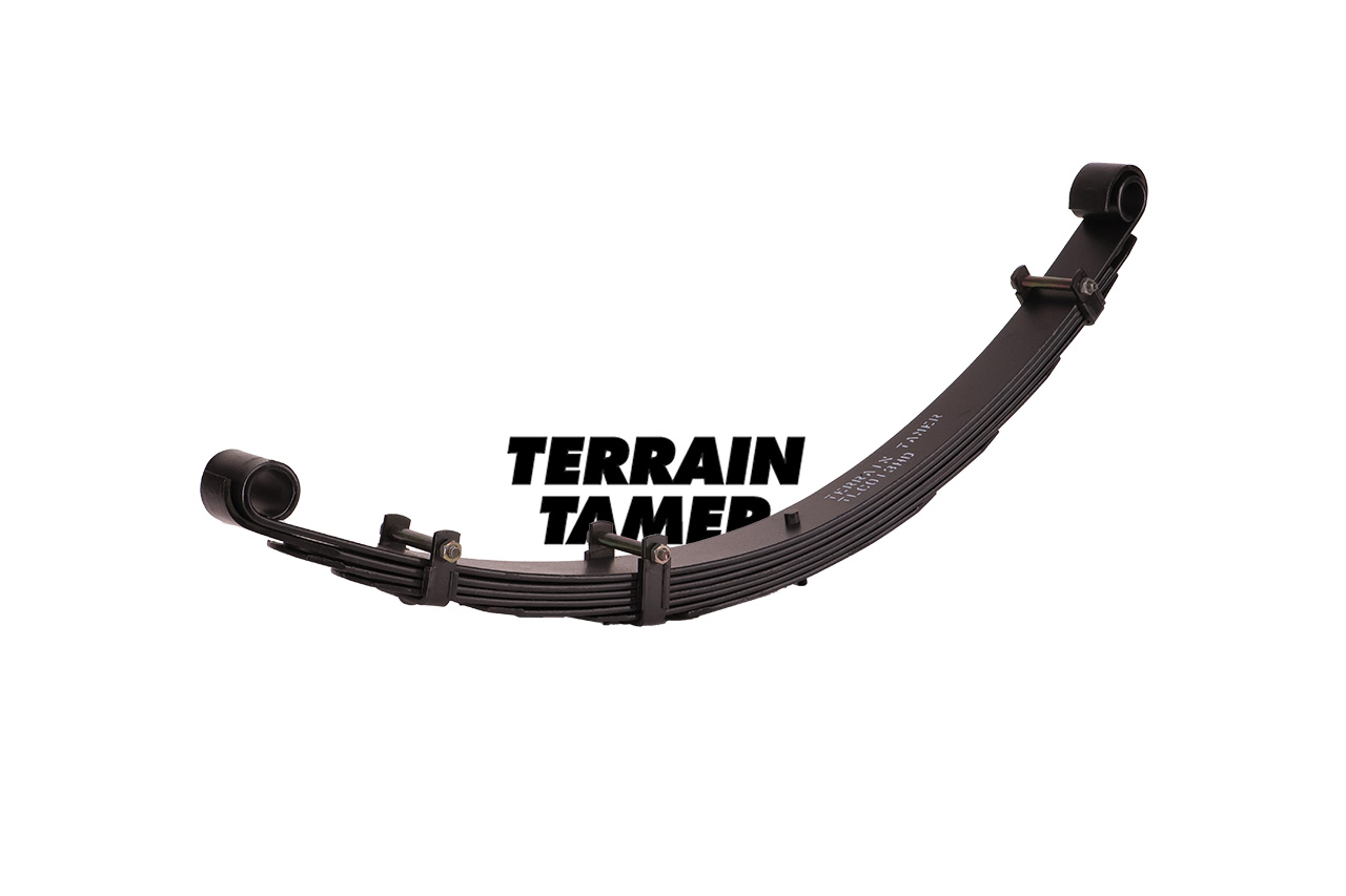 LEAF SPRING FRONT RAISED 50MM TO 100KG WITH BULL BAR LEAF SPRING FRONT RAISED 50MM TO 100KG WITH BULL BAR