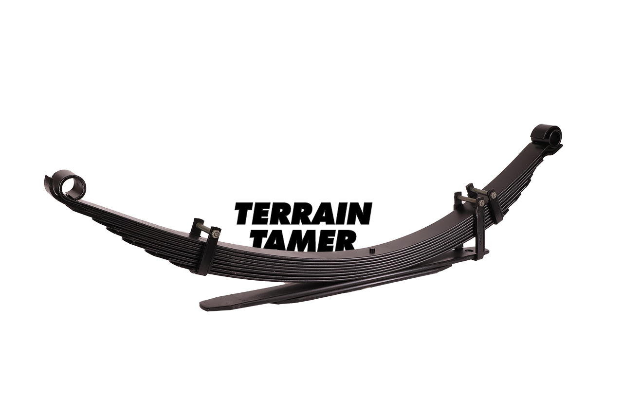LEAF SPRING REAR RAISED 50MM TO 300KG HEAVY DUTY LEAF SPRING REAR RAISED 50MM TO 300KG HEAVY DUTY