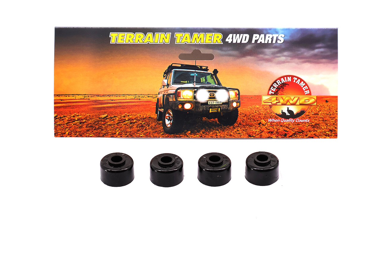 STABILIZER BAR LINK BUSHING FRONT OR REAR REFER TO NOTES STABILIZER BAR LINK BUSHING FRONT OR REAR REFER TO NOTES