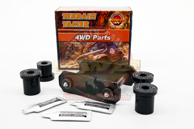 SHACKLE KIT GREASEABLE WITH SYNTHETIC BUSHES FITTED SHACKLE KIT GREASEABLE WITH SYNTHETIC BUSHES FITTED