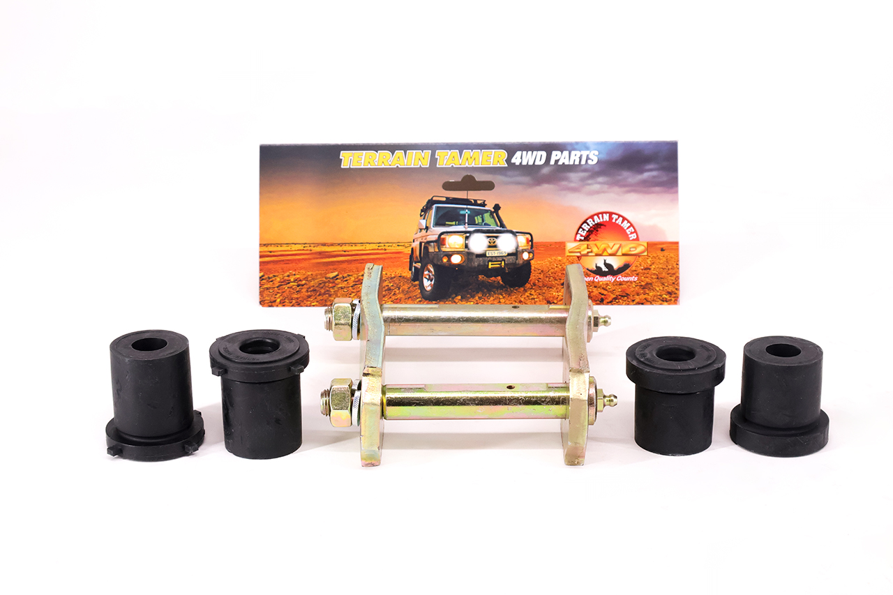 SHACKLE KIT WITH RUBBER BUSHES SHACKLE KIT WITH RUBBER BUSHES