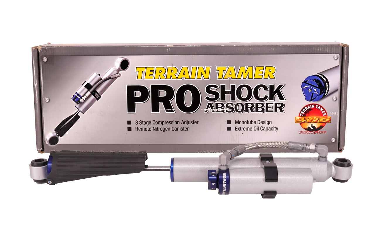 SHOCK ABSORBER REAR PAIR REMOTE RES 8 STAGE ADJUST 40MM LIFT SHOCK ABSORBER REAR PAIR REMOTE RES 8 STAGE ADJUST 40MM LIFT