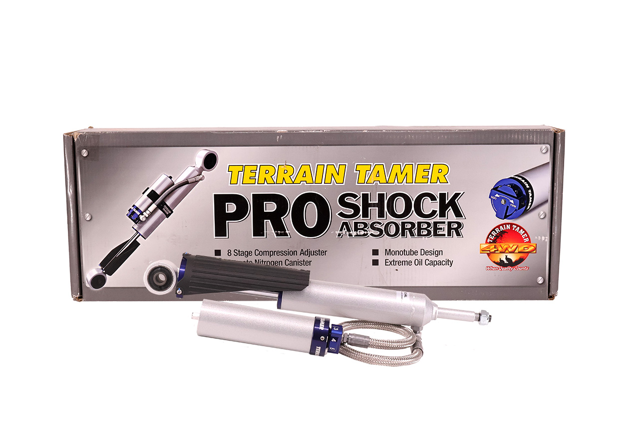 SHOCK ABSORBER FRT PAIR REMOTE RES 8 STAGE ADJUST 30MM LIFT SHOCK ABSORBER FRT PAIR REMOTE RES 8 STAGE ADJUST 30MM LIFT