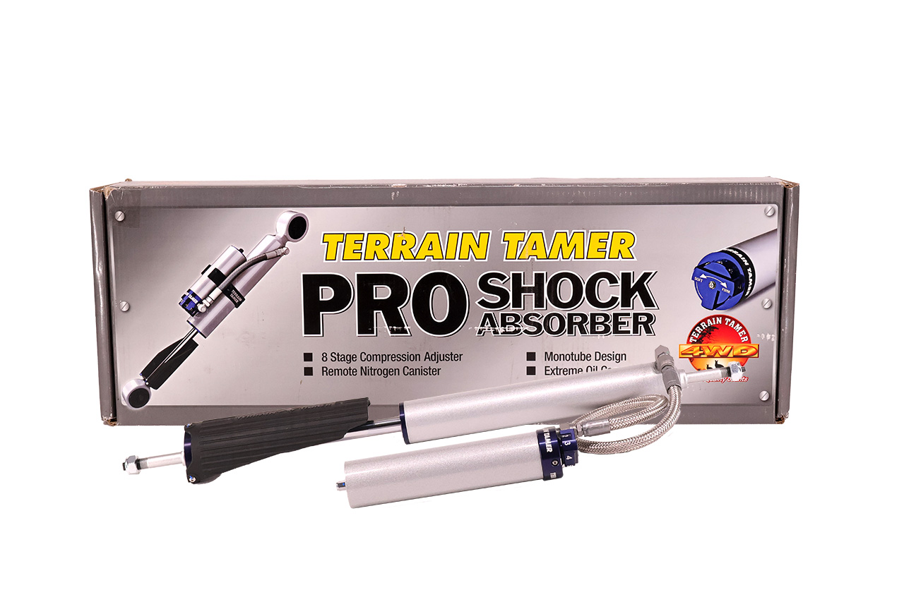 SHOCK ABSORBER FRT PAIR REMOTE RES 8 STAGE ADJUST 50MM LIFT SHOCK ABSORBER FRT PAIR REMOTE RES 8 STAGE ADJUST 50MM LIFT