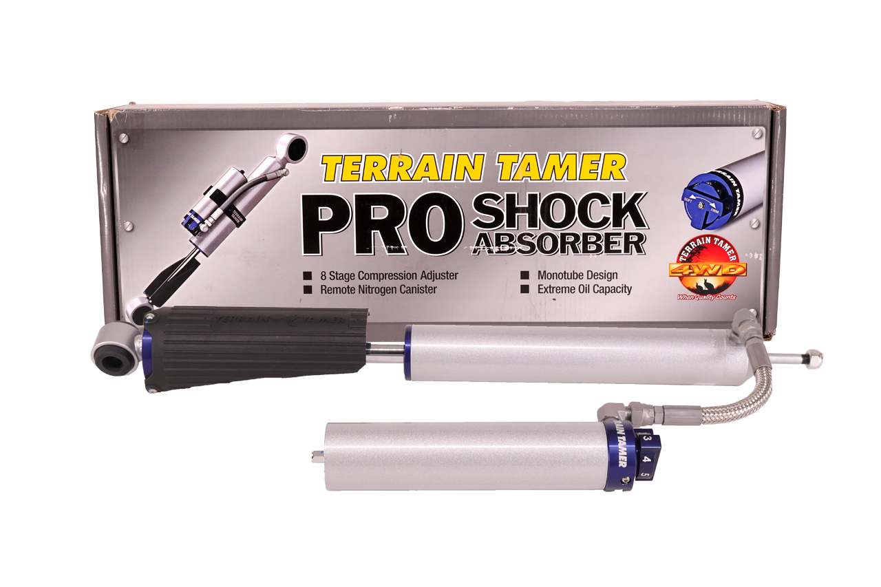 SHOCK ABSORBER FRT PAIR REMOTE RES 8 STAGE ADJUST 50MM LIFT SHOCK ABSORBER FRT PAIR REMOTE RES 8 STAGE ADJUST 50MM LIFT