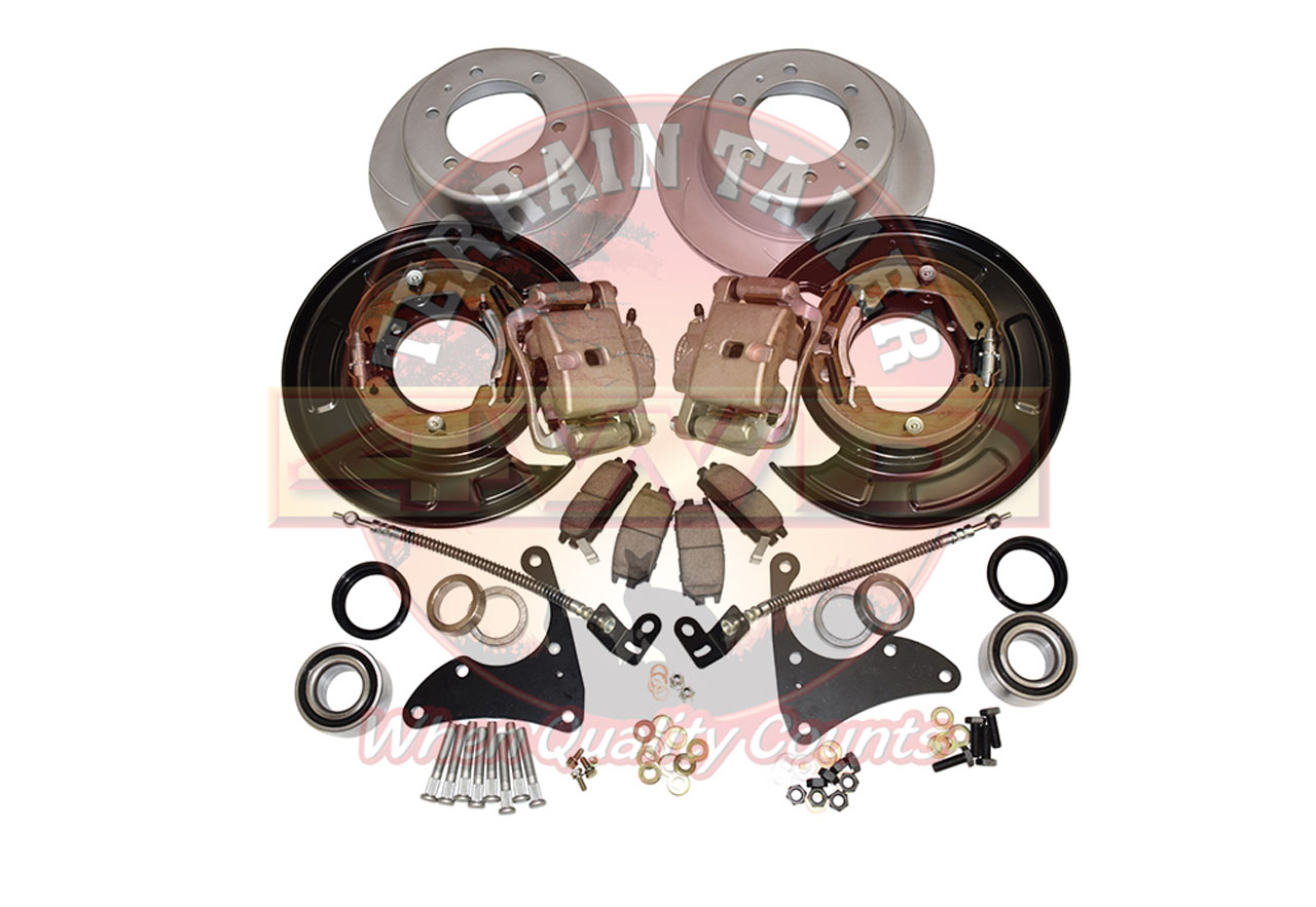 REAR DRUM TO DISC BRAKE CONVERSION TT KUN26 2/05-7/08 REAR DRUM TO DISC BRAKE CONVERSION TT KUN26 2/05-7/08