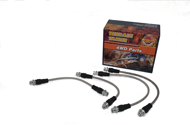 BRAIDED BRAKE HOSE KIT SUIT RAISED SUSPENSION BRAIDED BRAKE HOSE KIT SUIT RAISED SUSPENSION