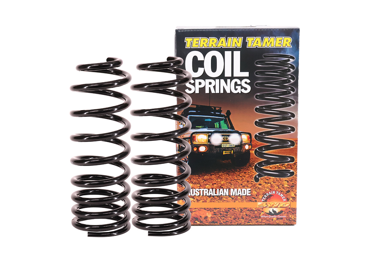 COILS REAR RAISED 40MM HEAVY DUTY 100KG TO 300KG COILS REAR RAISED 40MM HEAVY DUTY 100KG TO 300KG