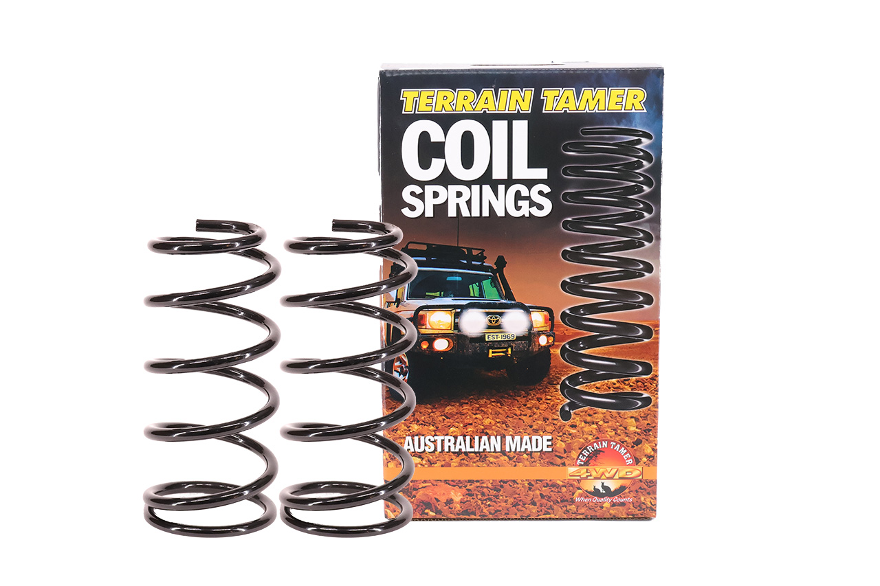 COILS REAR RAISED 40MM 200KG PLUS HEAVY DUTY COILS REAR RAISED 40MM 200KG PLUS HEAVY DUTY