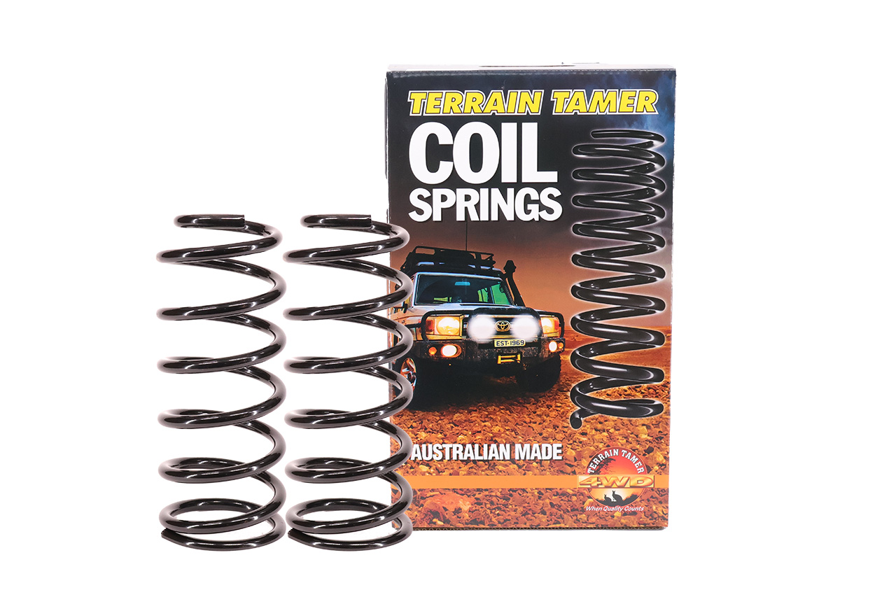 COILS REAR RAISED 20MM TO 100KG HEAVY DUTY COILS REAR RAISED 20MM TO 100KG HEAVY DUTY