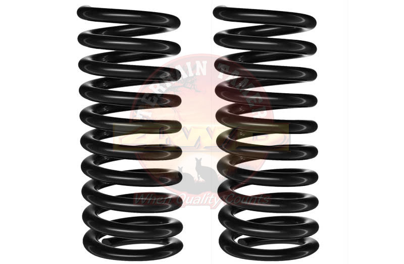 COILS REAR RAISED 20MM 50 TO 100KG PROGRESSIVE RATE COMFORT COILS REAR RAISED 20MM 50 TO 100KG PROGRESSIVE RATE COMFORT