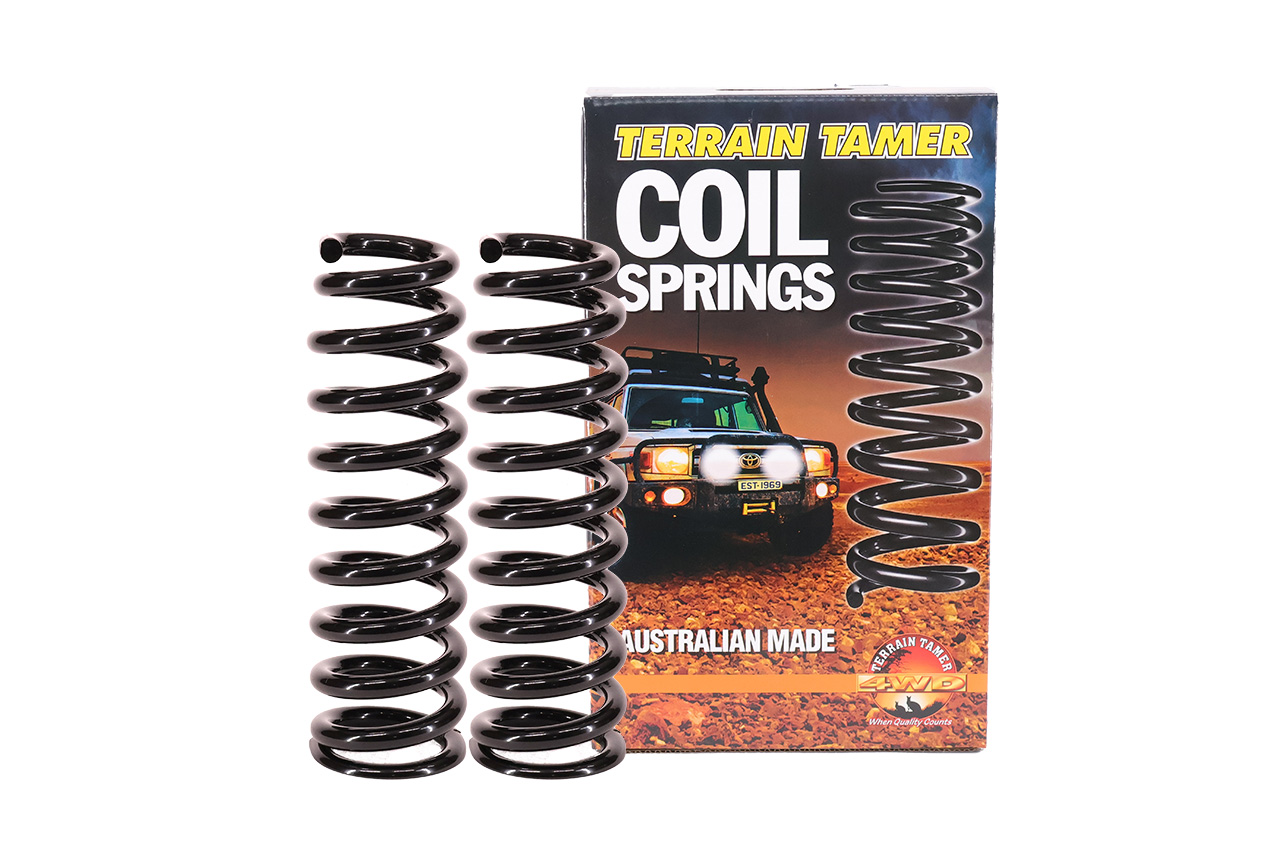 COILS FRONT RAISED 40MM TO 100KG SUITS B/BAR&WINCH F/H=365MM COILS FRONT RAISED 40MM TO 100KG SUITS B/BAR&WINCH F/H=365MM
