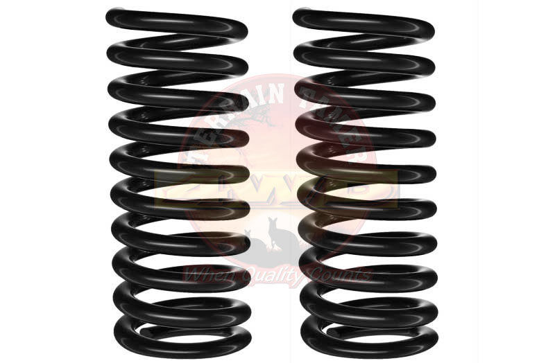 COILS FRONT RAISED 40MM TO 150KG WITH BULL BAR & WINCH V8