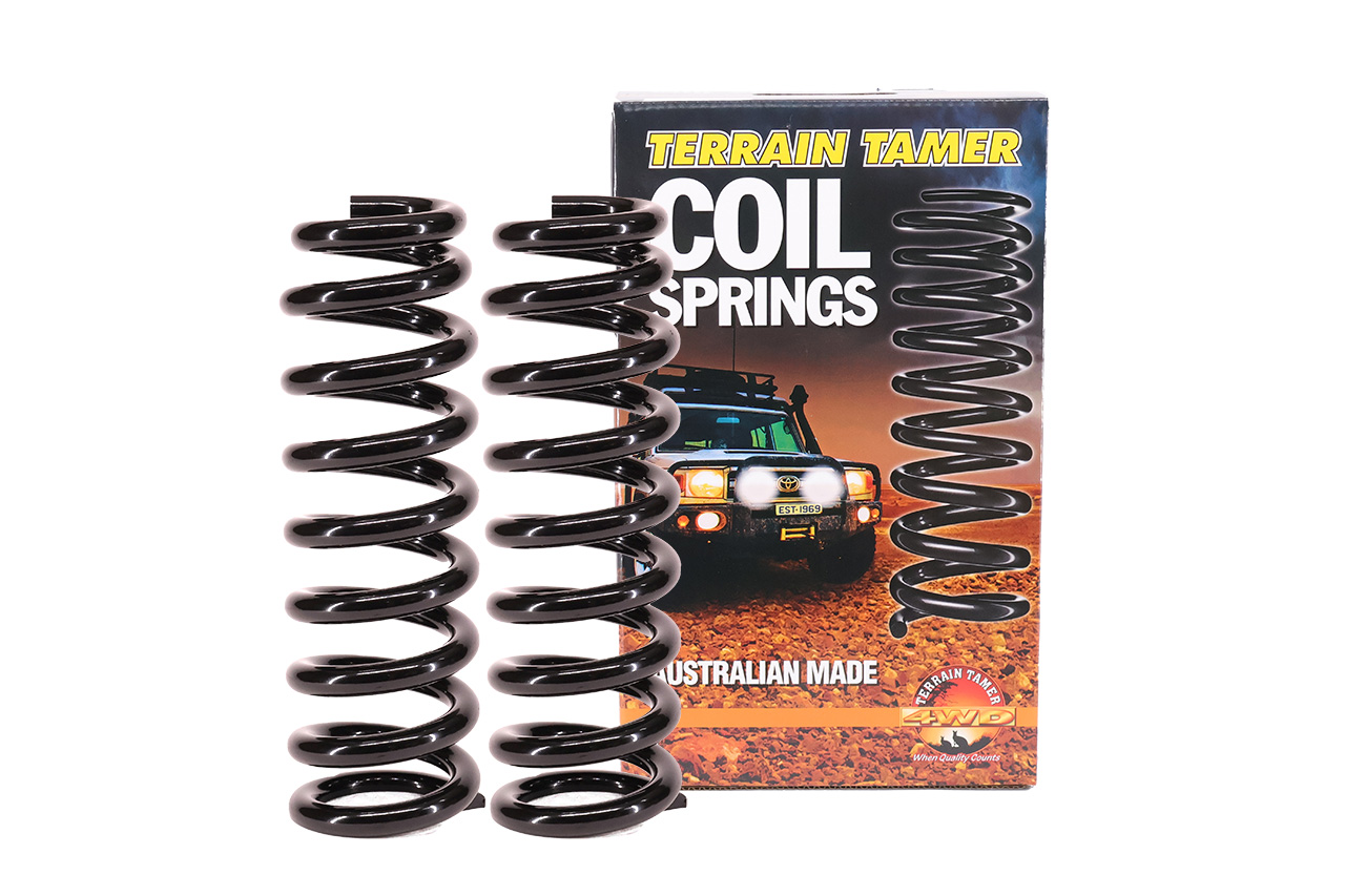 COILS FRONT RAISED 30MM TO 40MM REFER TO NOTES COILS FRONT RAISED 30MM TO 40MM REFER TO NOTES