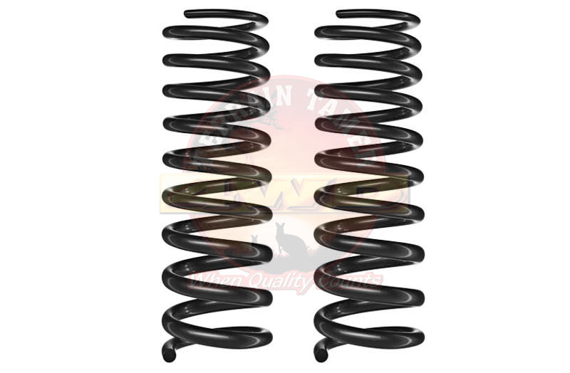 COILS FRT RAISED 40MMM TO 100KG W B/BAR TAPERED WIRE V6 V8 COILS FRT RAISED 40MMM TO 100KG W B/BAR TAPERED WIRE V6 V8