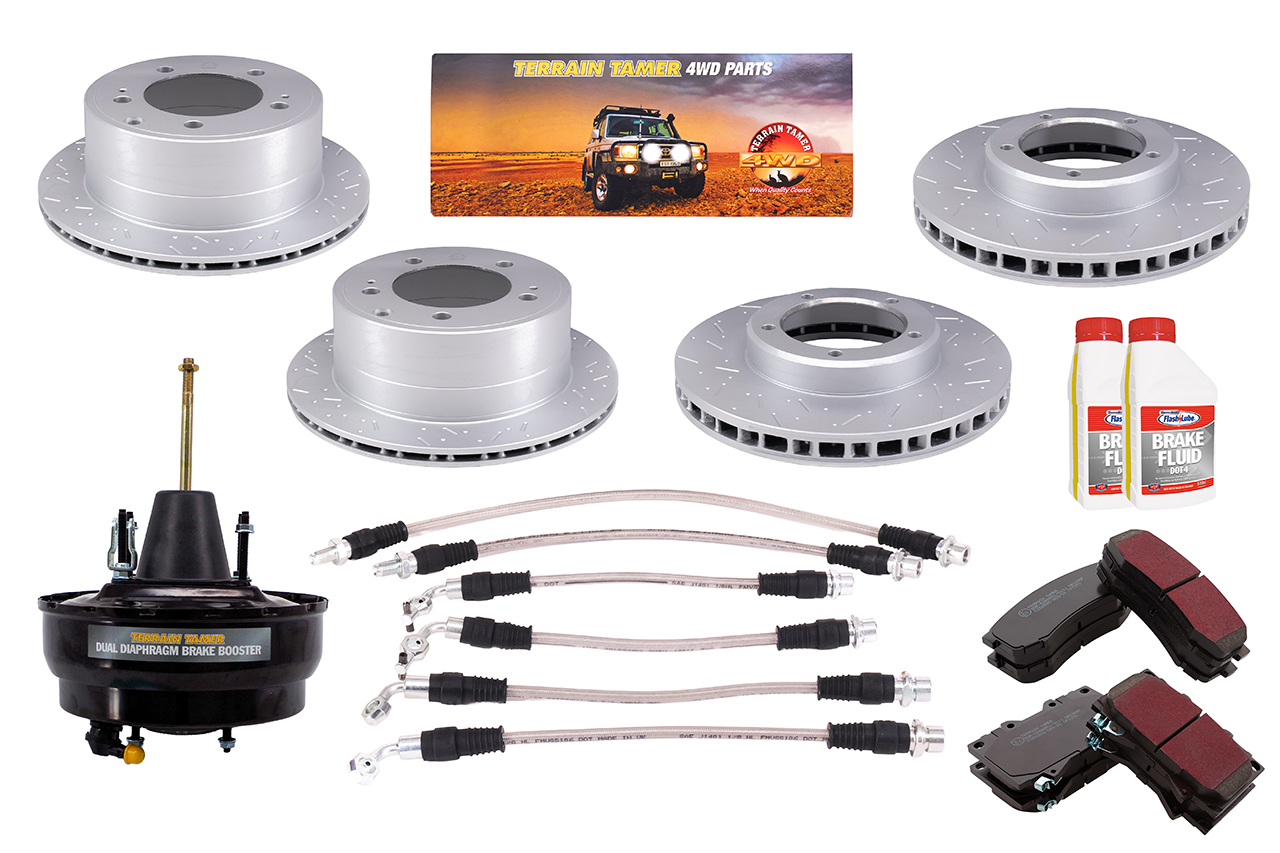 TT FORTIFIED BRAKE UPGRADE KIT DISC REAR TT FORTIFIED BRAKE UPGRADE KIT DISC REAR