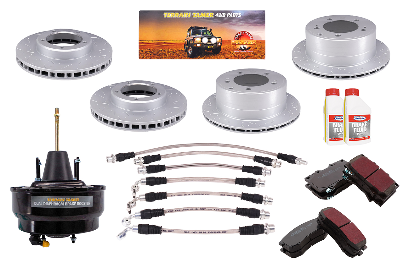 TT FORTIFIED BRAKE UPGRADE KIT DISC REAR TT FORTIFIED BRAKE UPGRADE KIT DISC REAR