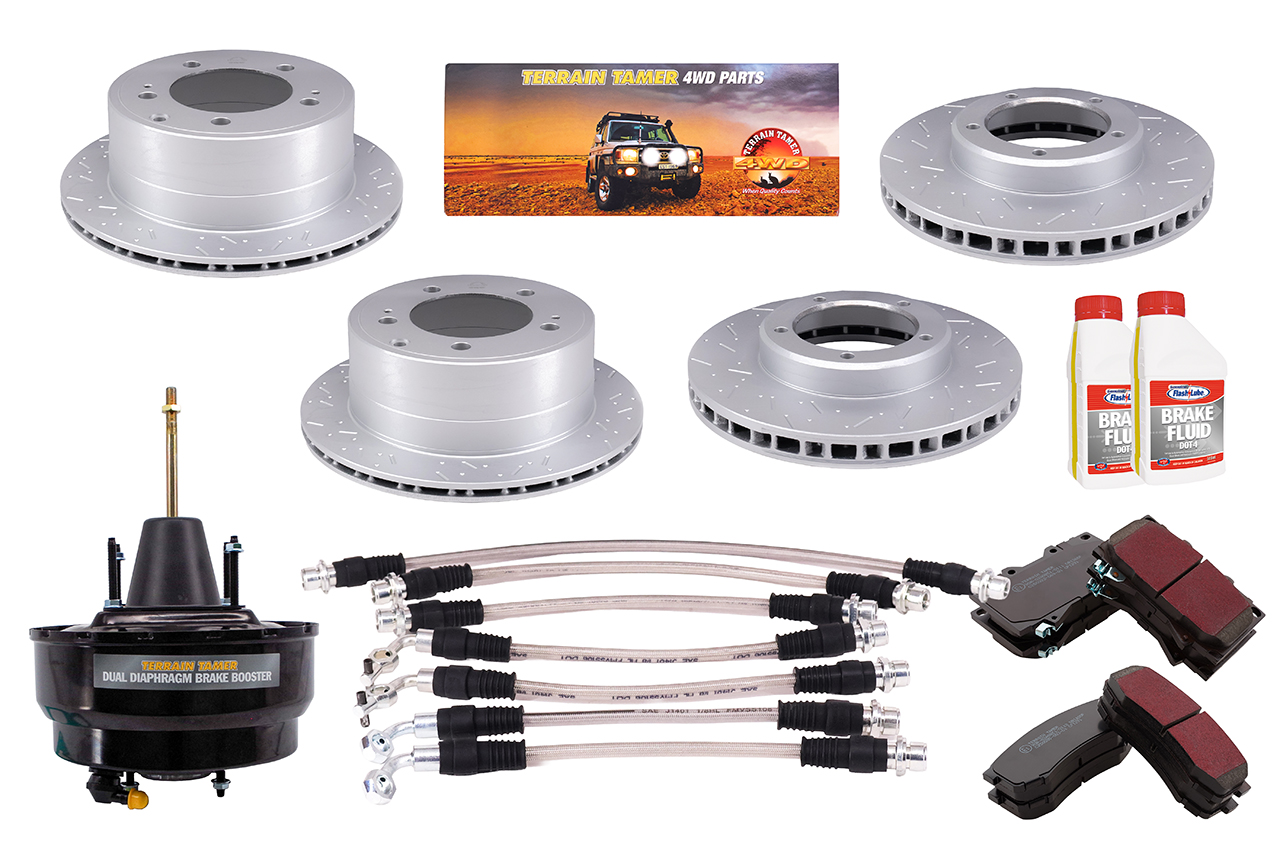 TT FORTIFIED BRAKE UPGRADE KIT DISC REAR + ABS W/O STAB CTRL TT FORTIFIED BRAKE UPGRADE KIT DISC REAR + ABS W/O STAB CTRL