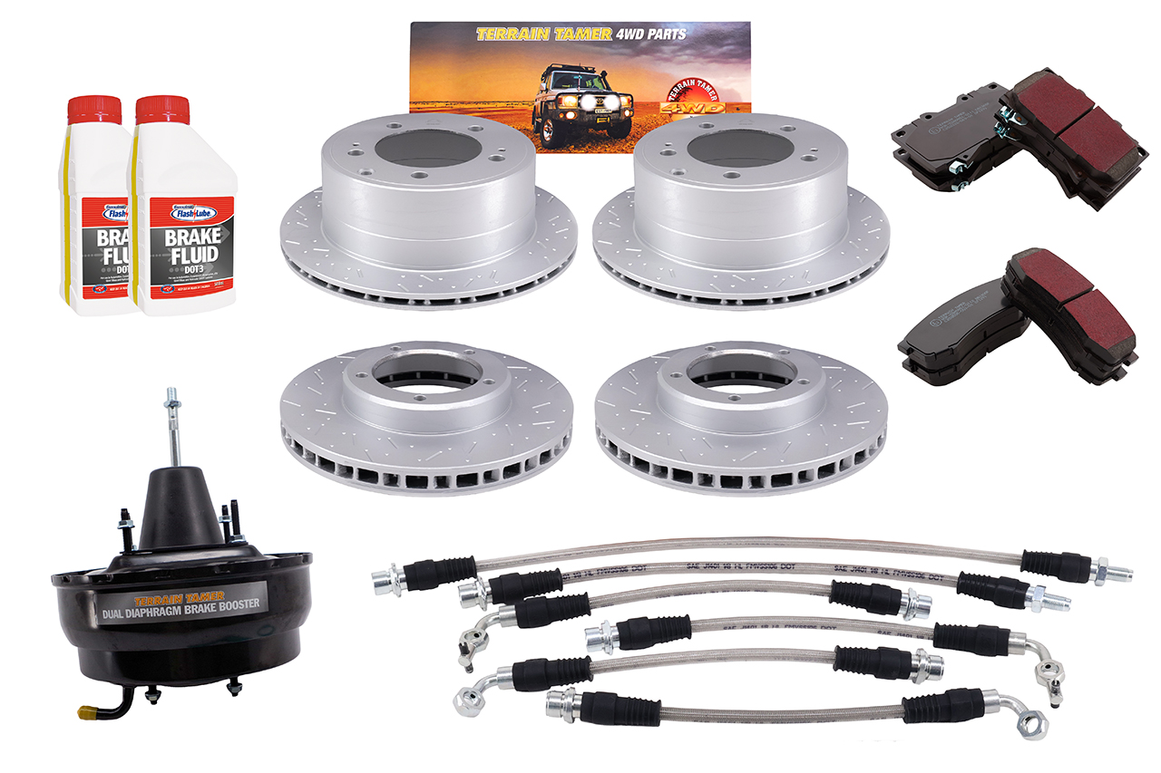 TT FORTIFIED BRAKE UPGRADE KIT DISC REAR TT FORTIFIED BRAKE UPGRADE KIT DISC REAR