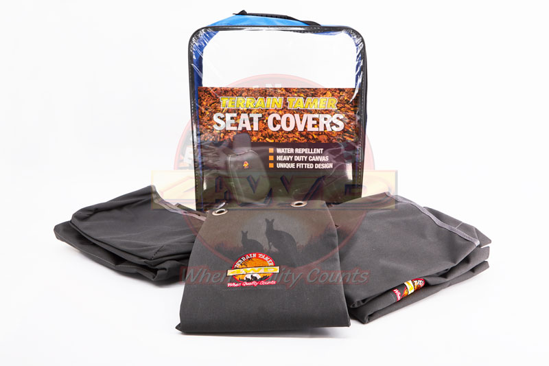 SEAT COVER SET FRONT BUCKET + PASS 3/4 BENCH GREY SEAT COVER SET FRONT BUCKET + PASS 3/4 BENCH GREY