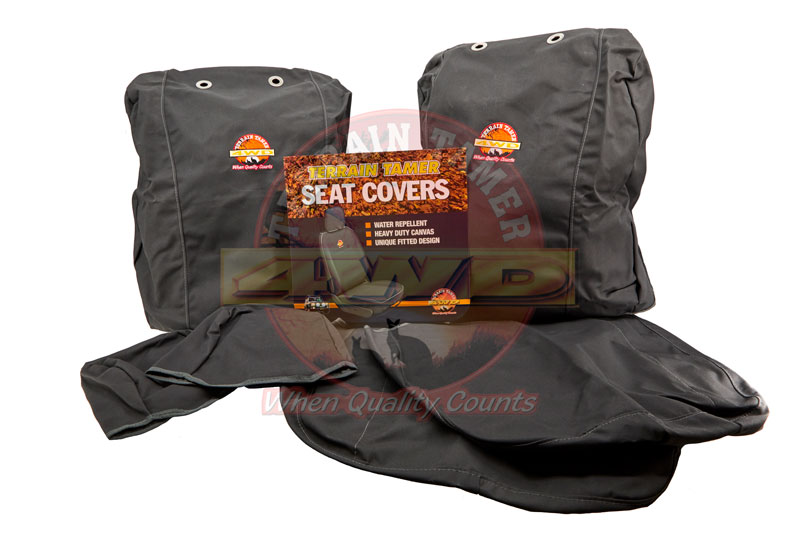SEAT COVER SET FRONT DRV + PASS BUCKETS WITH S/I AIRBAG GREY SEAT COVER SET FRONT DRV + PASS BUCKETS WITH S/I AIRBAG GREY