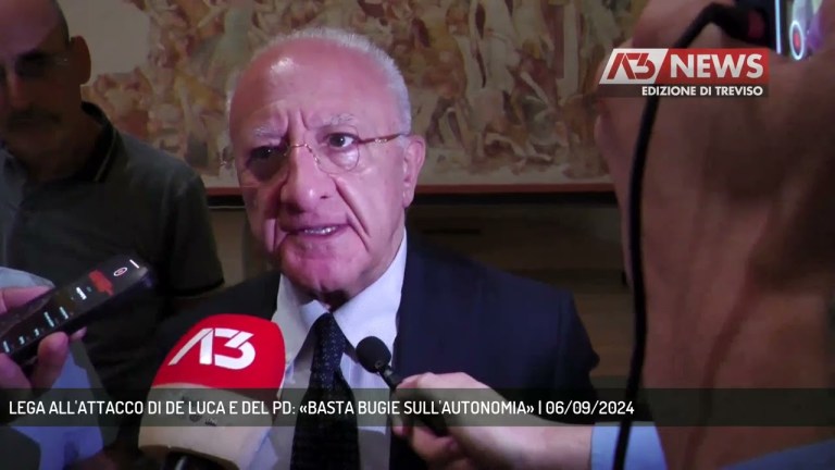 LEGA ALL’ATTACCO DI DE LUCA E DEL PD: «BASTA BUGIE SULL’AUTONOMIA» | 06/09/2024 LEGA ALL’ATTACCO DI DE LUCA E DEL PD: «BASTA BUGIE SULL’AUTONOMIA» | 06/09/2024