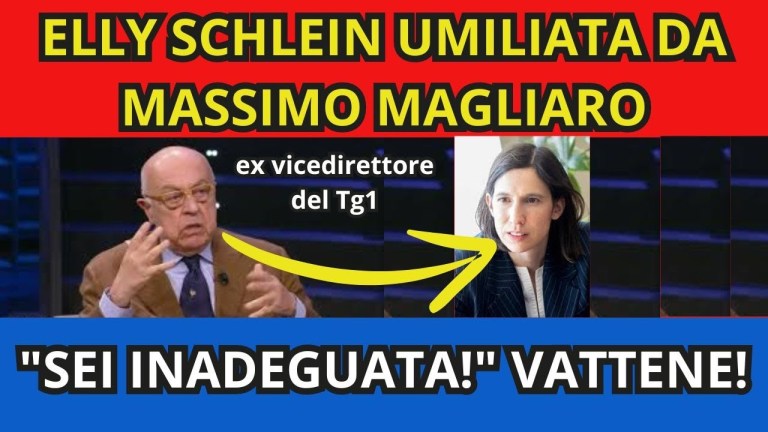 ELLY SCHLEIN UMILIATA DA MASSIMO MAGLIARO IN DIRETTA SEI INADEGUATA! VATTENE!!!!! ELLY SCHLEIN UMILIATA DA MASSIMO MAGLIARO IN DIRETTA SEI INADEGUATA! VATTENE!!!!!