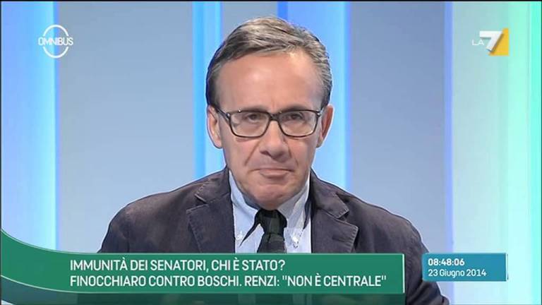 Omnibus – Immunità dei senatori, chi è stato? Finocchiaro contro Boschi (Puntata 23/06/2014) Omnibus – Immunità dei senatori, chi è stato? Finocchiaro contro Boschi (Puntata 23/06/2014)