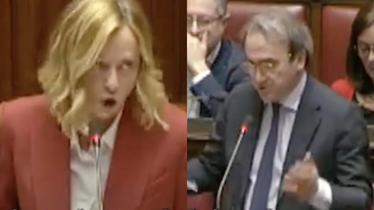 SCONTRO TRA GIORGIA MELONI E ANGELO BONELLI ALLA CAMERA DEI DEPUTATI SCONTRO TRA GIORGIA MELONI E ANGELO BONELLI ALLA CAMERA DEI DEPUTATI