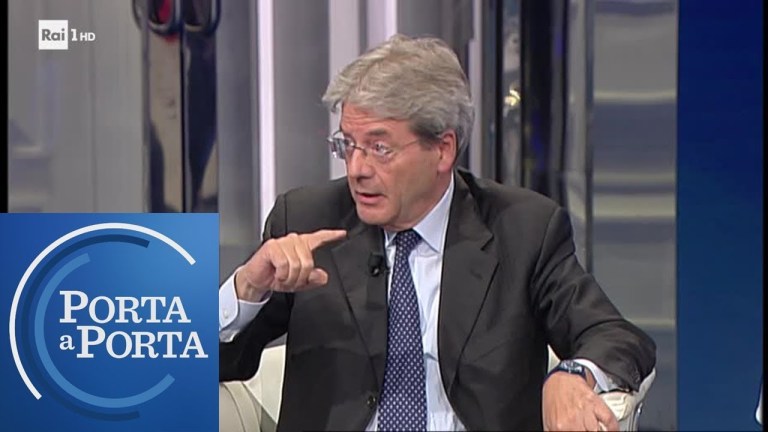 Caso Sea Watch e politiche migratorie: il commento di Paolo Gentiloni – Porta a Porta 20/05/2019 Caso Sea Watch e politiche migratorie: il commento di Paolo Gentiloni – Porta a Porta 20/05/2019