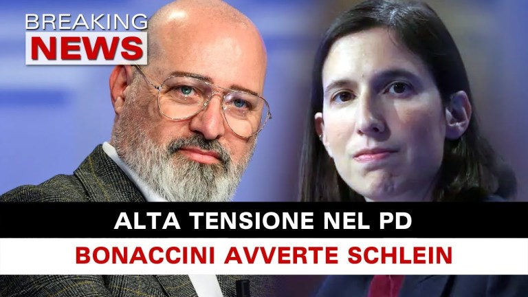 Tensione Al Pd, Bonaccini Avverte Schlein! Tensione Al Pd, Bonaccini Avverte Schlein!