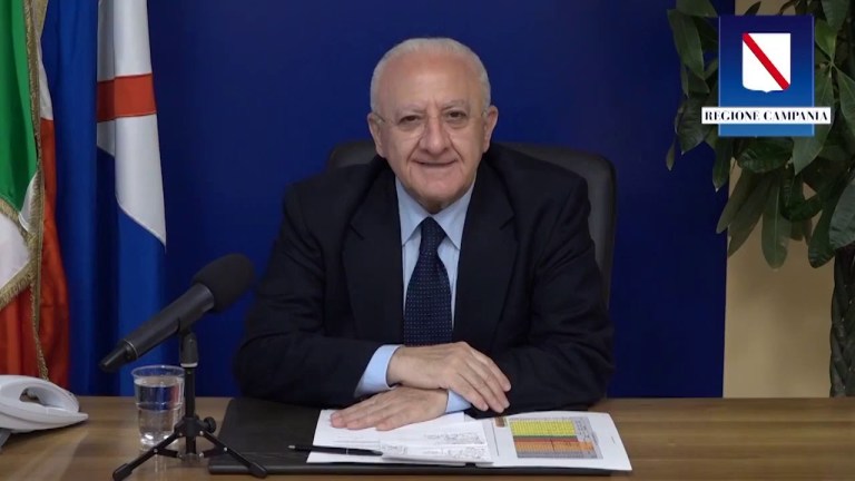 Emergenza Coronavirus. L’intervento del presidente della regione Campania Vincenzo De Luca Emergenza Coronavirus. L’intervento del presidente della regione Campania Vincenzo De Luca