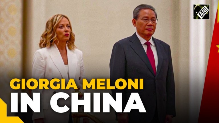 Italian PM Giorgia Meloni meets Chinese PM Li Qiang, receives ‘Guard of Honour’ in Beijing Italian PM Giorgia Meloni meets Chinese PM Li Qiang, receives ‘Guard of Honour’ in Beijing