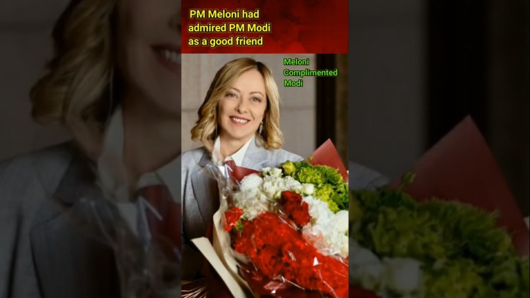 Giorgia Meloni Applauds Narendra Modi’s Global Popularity #PMMeloni #PMModi #GlobalPopularity Giorgia Meloni Applauds Narendra Modi’s Global Popularity #PMMeloni #PMModi #GlobalPopularity