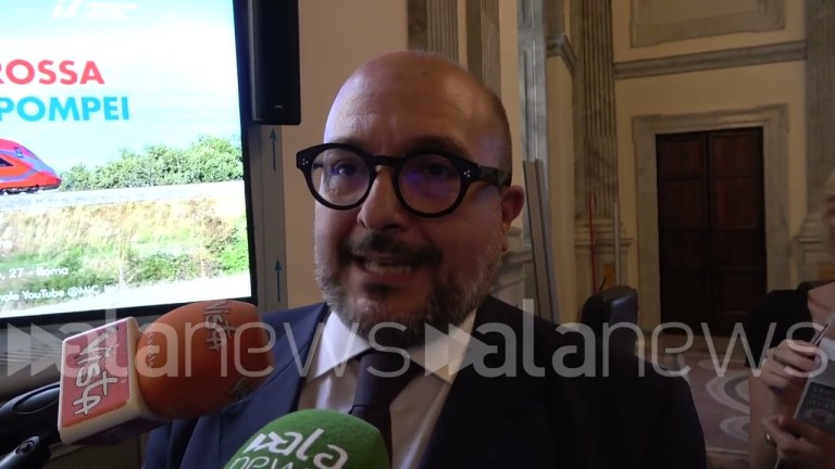Cultura, Frecciarossa Roma – Pompei, Sangiuliano: “Si coniugano modernità e tradizione” Cultura, Frecciarossa Roma – Pompei, Sangiuliano: “Si coniugano modernità e tradizione”