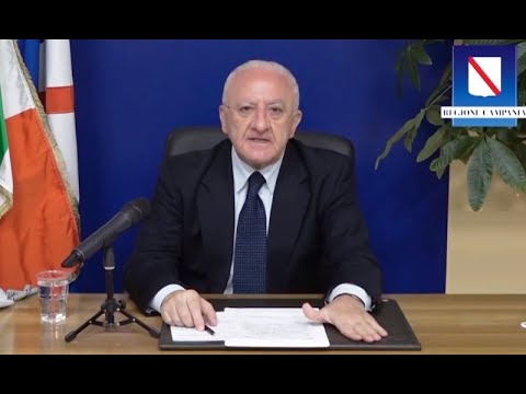 De Luca: “In Campania nessun focolaio”. E annuncia querela a Report (05.06.20) De Luca: “In Campania nessun focolaio”. E annuncia querela a Report (05.06.20)