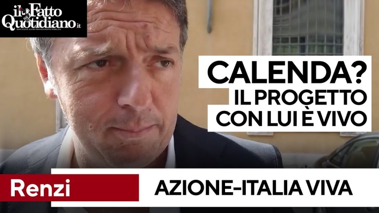 Renzi: “Il progetto con Calenda è vivo” e nega problemi di soldi tra i due partiti Renzi: “Il progetto con Calenda è vivo” e nega problemi di soldi tra i due partiti