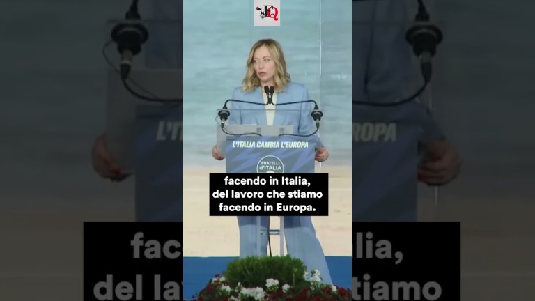 EUROPEE COME UN REFERENDUM SUL GOVERNO, LE PAROLE DI #MELONI #news #shorts #euro2024 EUROPEE COME UN REFERENDUM SUL GOVERNO, LE PAROLE DI #MELONI #news #shorts #euro2024