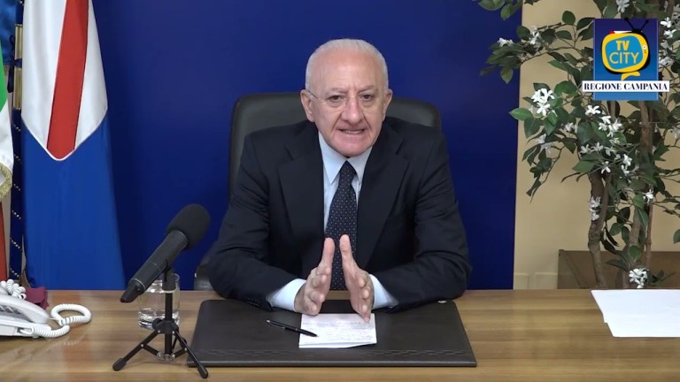 Campania: l’aggiornamento di De Luca, rassicuranti i dati sui contagi Campania: l’aggiornamento di De Luca, rassicuranti i dati sui contagi
