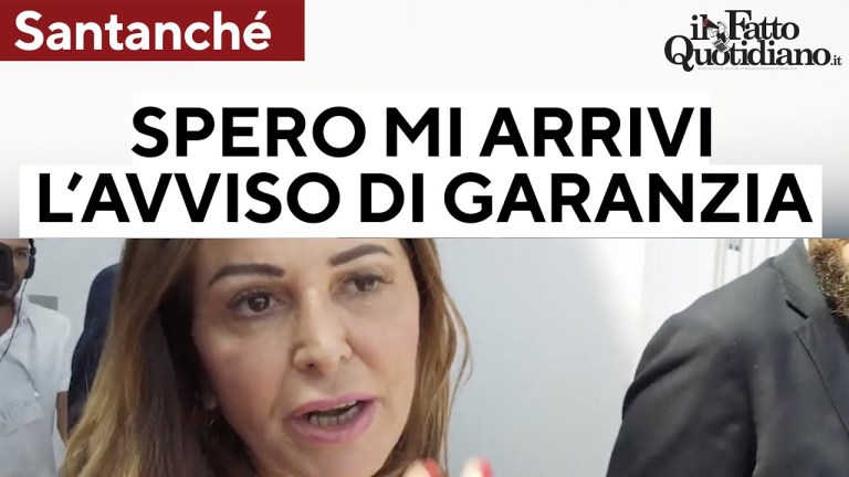 Santanchè: “Spero mi arrivi l’avviso di garanzia” Santanchè: “Spero mi arrivi l’avviso di garanzia”