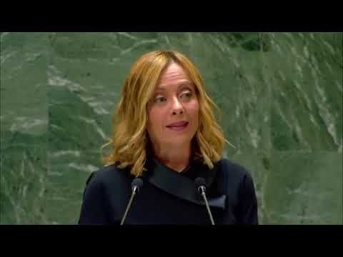 Intervento integrale del Presidente Giorgia Meloni alla 79° Assemblea Generale delle Nazioni Unite Intervento integrale del Presidente Giorgia Meloni alla 79° Assemblea Generale delle Nazioni Unite