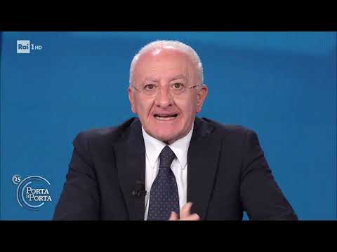 Vincenzo De Luca e Luca Zaia – Porta a porta 29/09/2020 Vincenzo De Luca e Luca Zaia – Porta a porta 29/09/2020