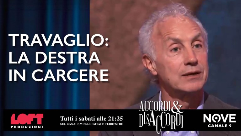 Travaglio: la destra in carcere Travaglio: la destra in carcere