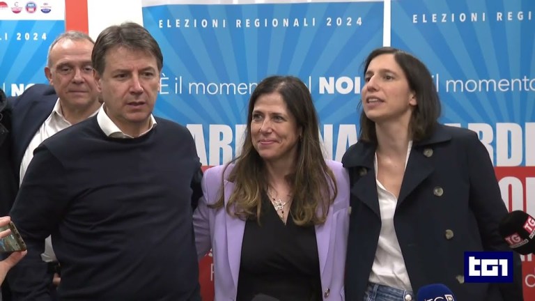 Felicità del M5S+centrosinistra: Conte con Alessandra Todde Tg1 (27 febbraio 2024) ELETTI Sardegna Felicità del M5S+centrosinistra: Conte con Alessandra Todde Tg1 (27 febbraio 2024) ELETTI Sardegna